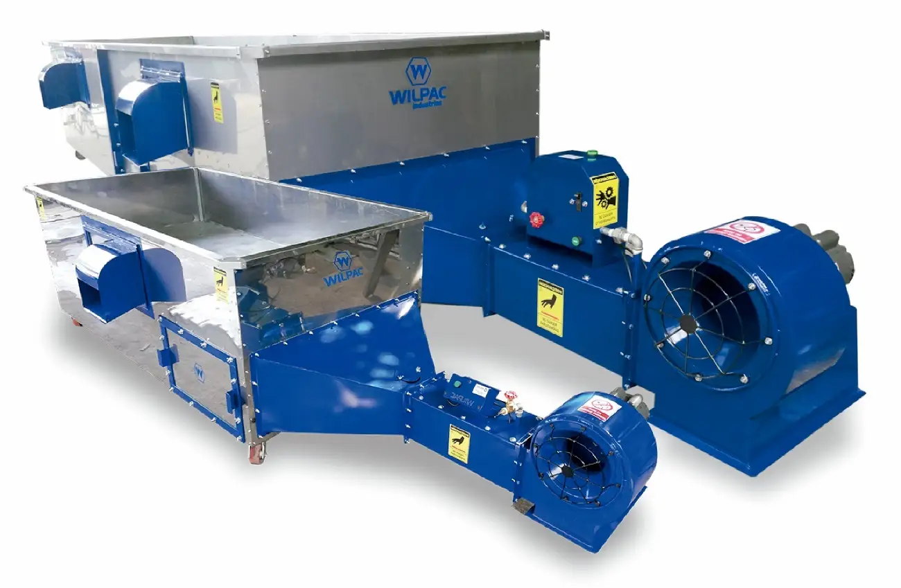 Secadoras rectangulares para cacao Wilpac