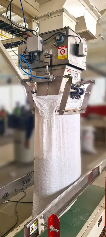 Dispositivo pesador y ensacador de granos modelo PRIME PRO-ONE
